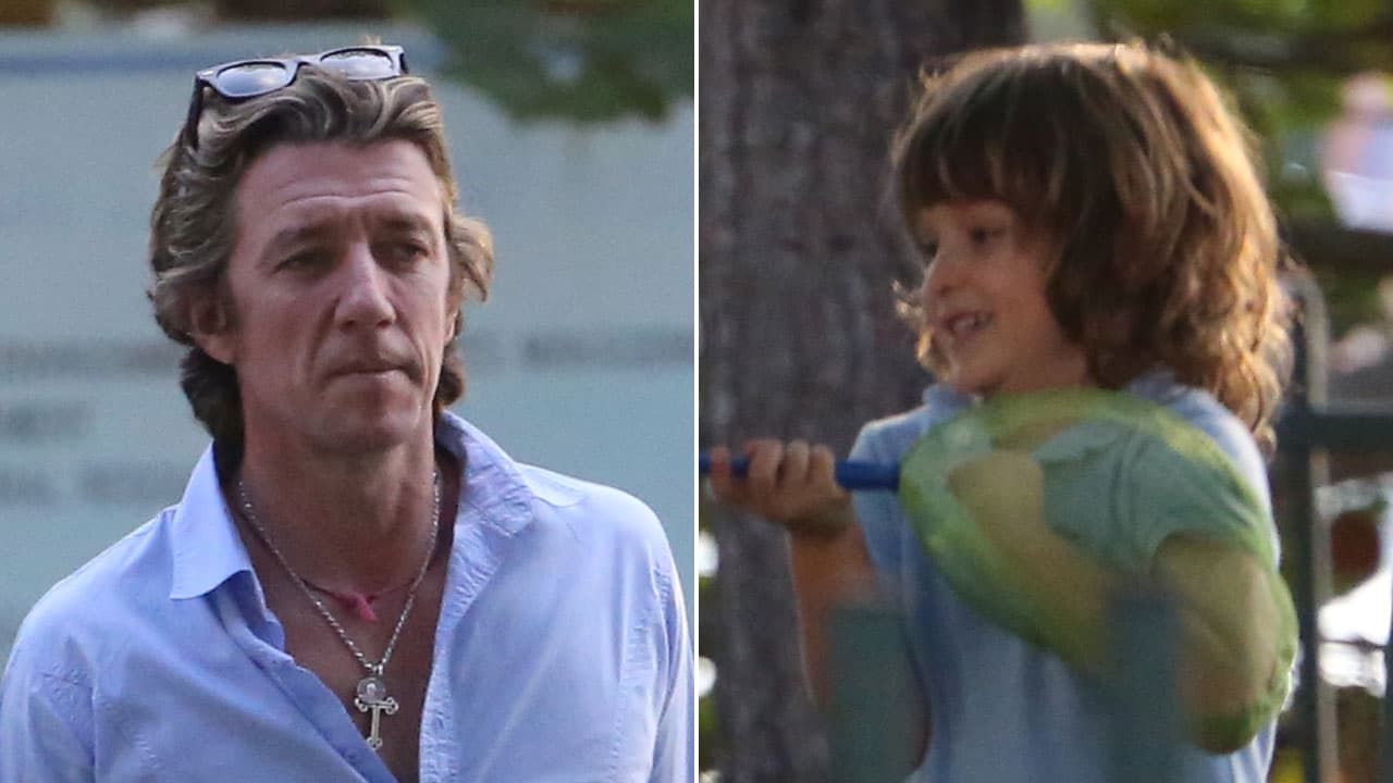 Un lindo día para Colate y su nene.