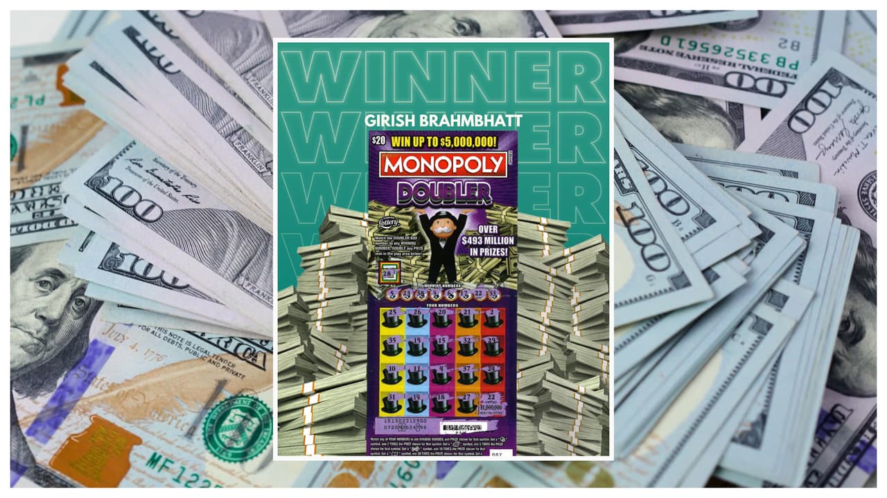 Lotería de Florida: hombre va a la estación de gasolina y sale millonario con el raspadito