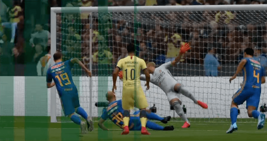 Nahuel Guzmán perdío 3-2 ante el América de Gio dos Santos que suma los primeros tres puntos en el torneo virtual de la eLiga MX.