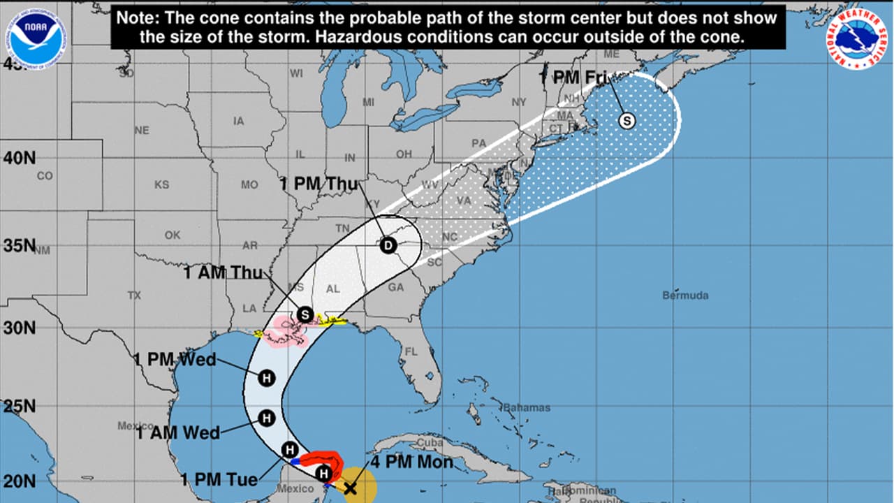 Emiten alerta de inundación repentina para el norte de Georgia mientras Zeta avanza por las costas del Golfo