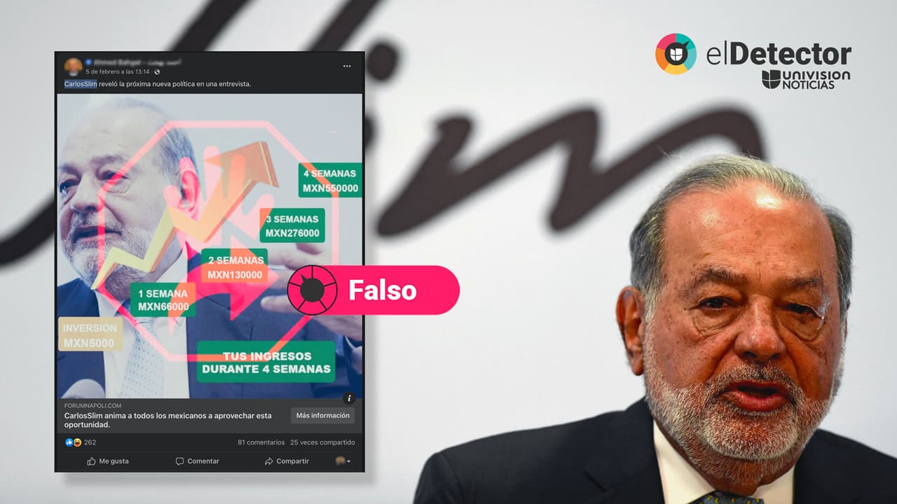 El multimillonario Carlos Slim NO promueve inversiones en criptomonedas a través de una plataforma digital 