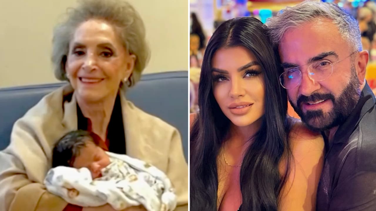 Viuda de Vicente Fernández así conoció a su nueva nieta: Chente Jr. es papá a sus 62 años 