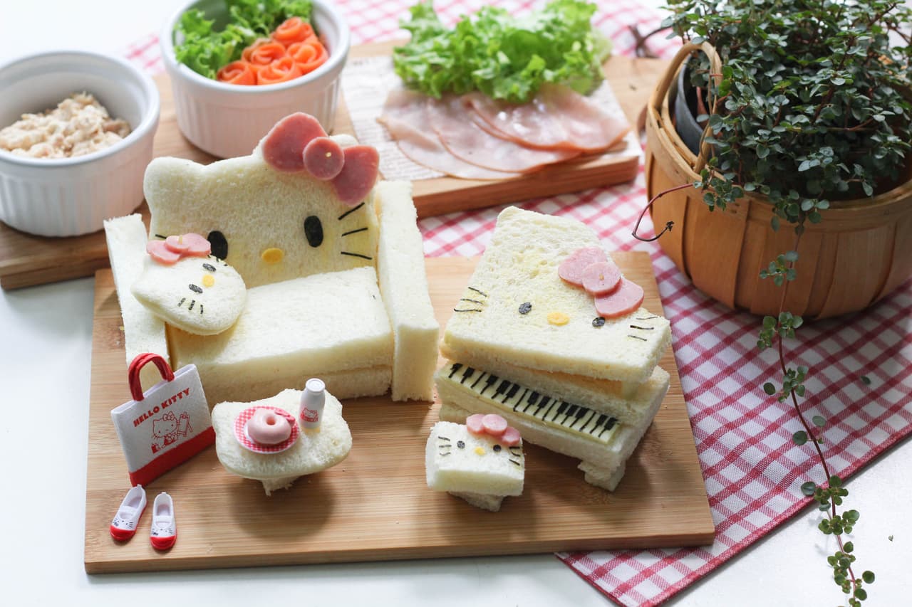 A más de una fan de 'Hello Kitty' le gustaría encontrar en su plato un desayuno tan lindo como este.