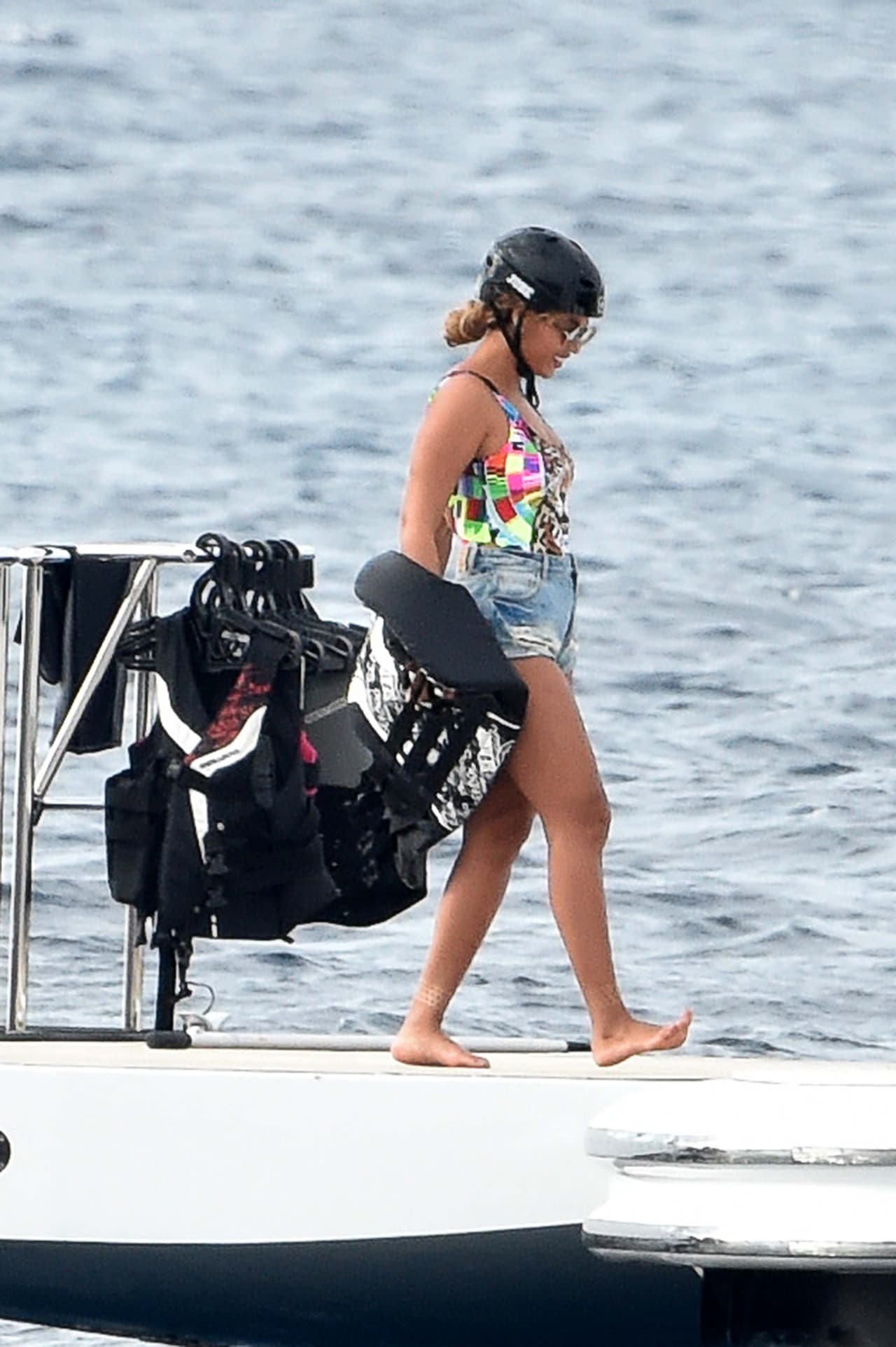 Y el traje de baño también fue un gran 'fail'.