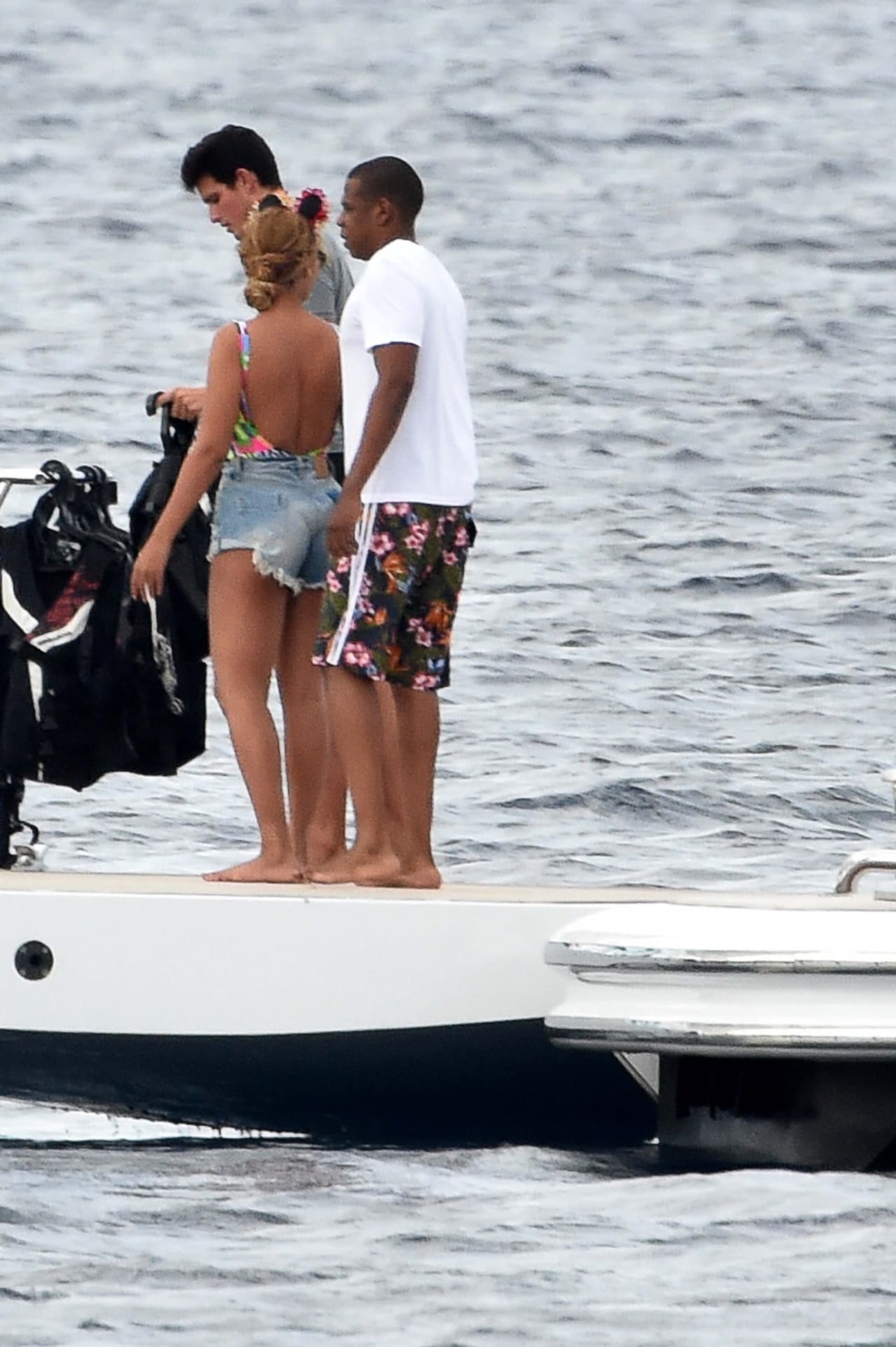 Jay Z estuvo con ella en todo momento.