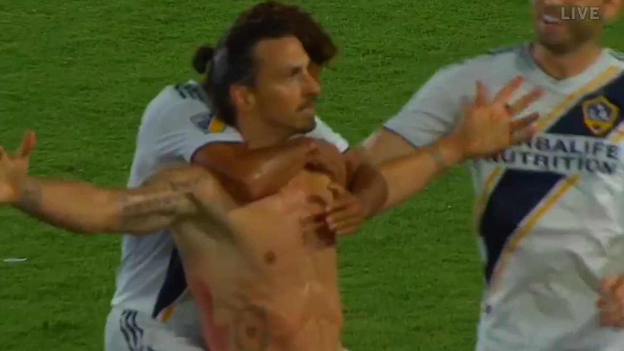 Zlatan tras primer triplete en MLS: "Disculpen por las dos que falle al final, tenía que haber marcado cinco"