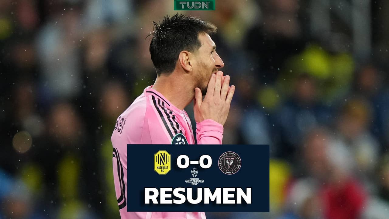 Resumen | Nashville vs. Inter Miami: No llegó la victoria ni el gol 900 de Messi