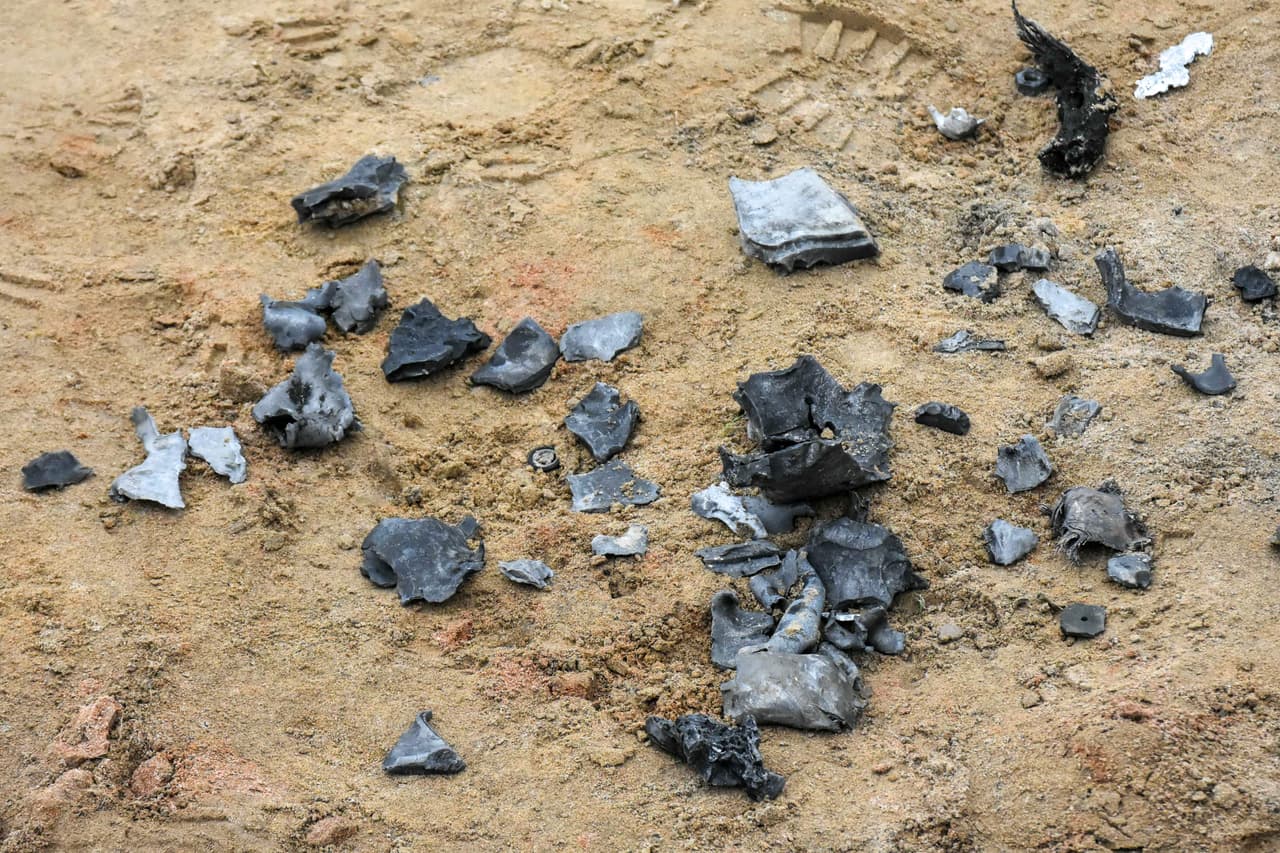 Restos de un misil iraní cerca de Bardarash. El presidente Trump defendió el ataque que mató a Soleimani y que provocó la escalada en las tensiones entre ambos países. El militar "dirigió los recientes ataques contra estadounidenses en Irak (...), estaba planeando nuevos ataques, pero lo detuvimos", dijo el presidente.