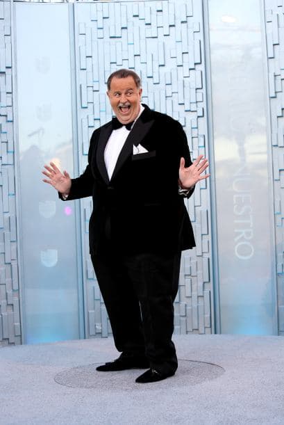 Raúl estaba contentísimo de estar en Premio Lo Nuestro.