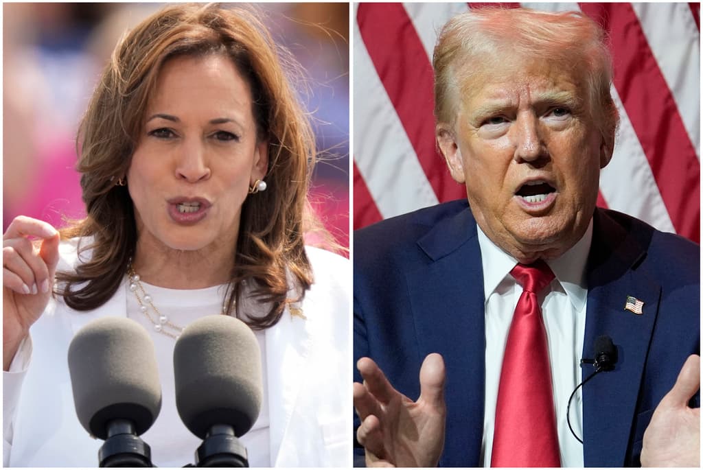 Cómo la generación Z está dividida entre Harris y Trump según el género