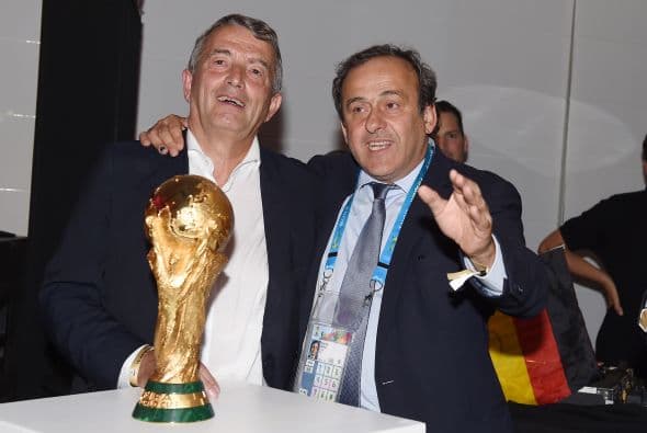 El mismo presidente de la UEFA, Michel Platini, estuvo en los festejos.