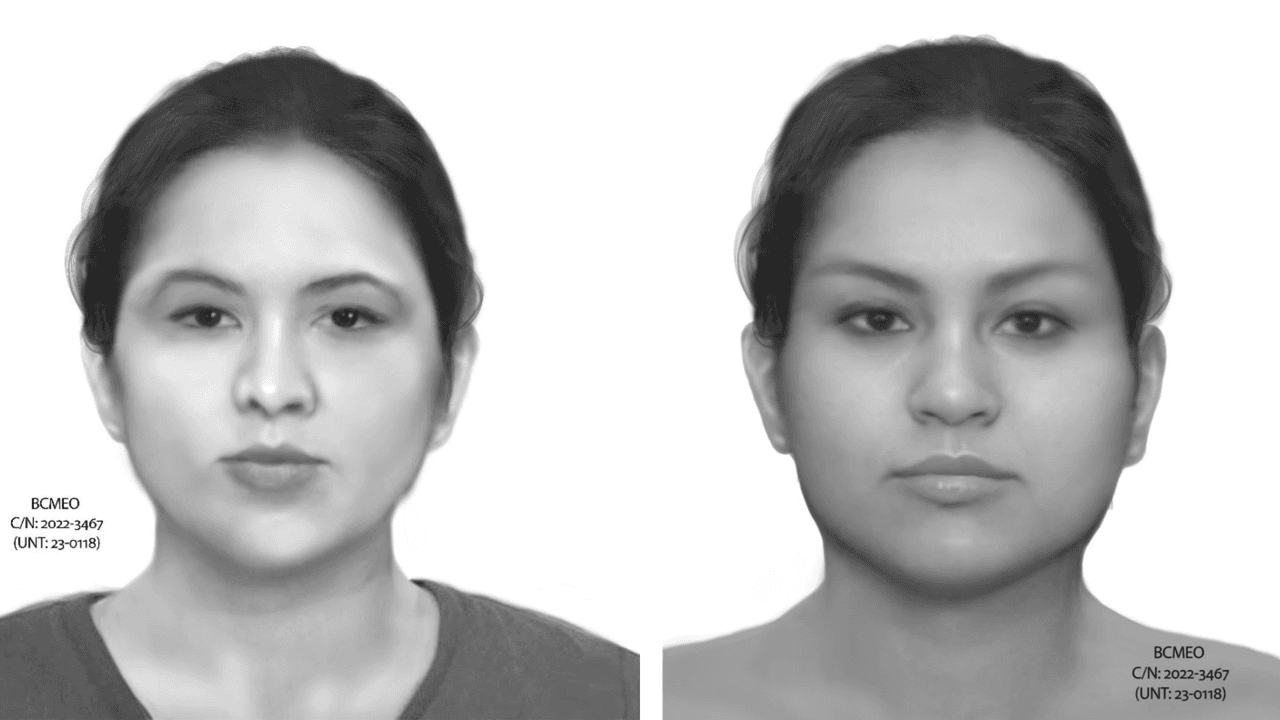 Piden ayuda para identificarla: encuentran cráneo en Texas y dibujan su posible cara