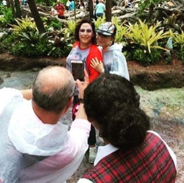 Madre e hija disfrutaron del viaje como cuando eran jóvenes.