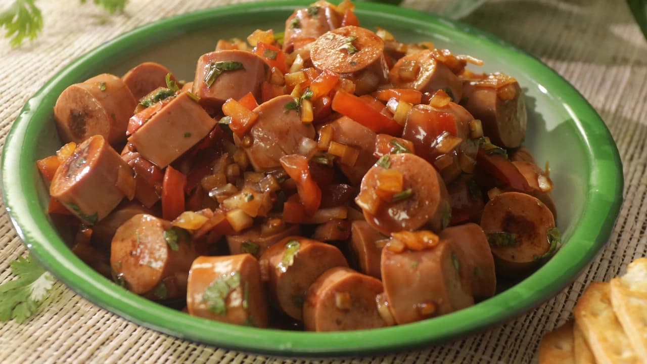 Salchichas a la mexicana