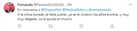 Usuarios en redes sociales critican a Paulina Rubio
