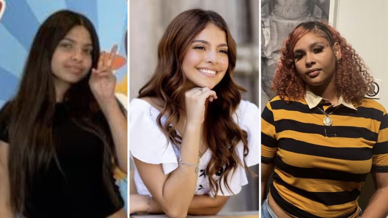 Sofía Gabriela Peters-Cobos (izq. a der.) fue hallada a salvo, y era buscada a la par de Camila Mendoza Olmos, de 19 años y Angelique Johnson, de 17 años.