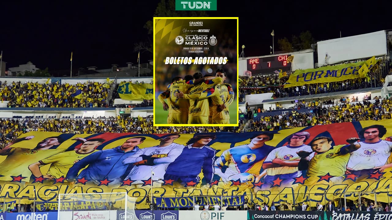 América anuncia boletos agotados para el Clásico ante Chivas