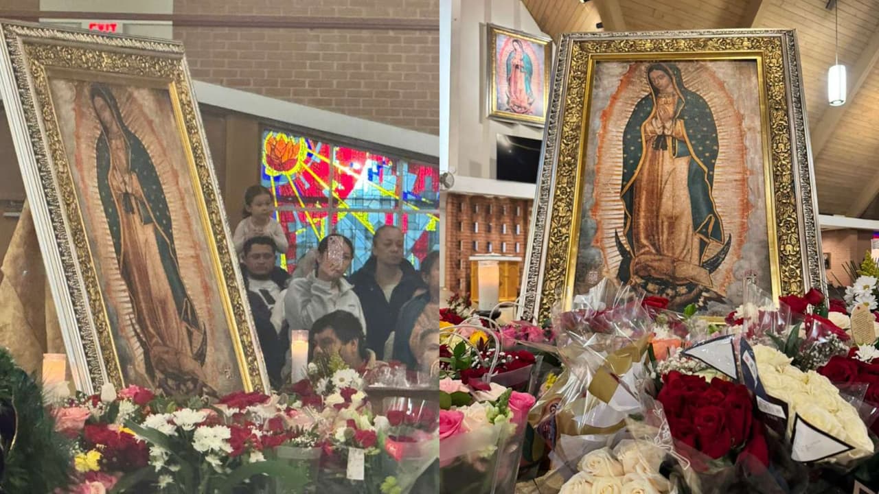 Con cánticos, rosarios y oraciones, feligreses celebran a la Virgen de Guadalupe en Houston
