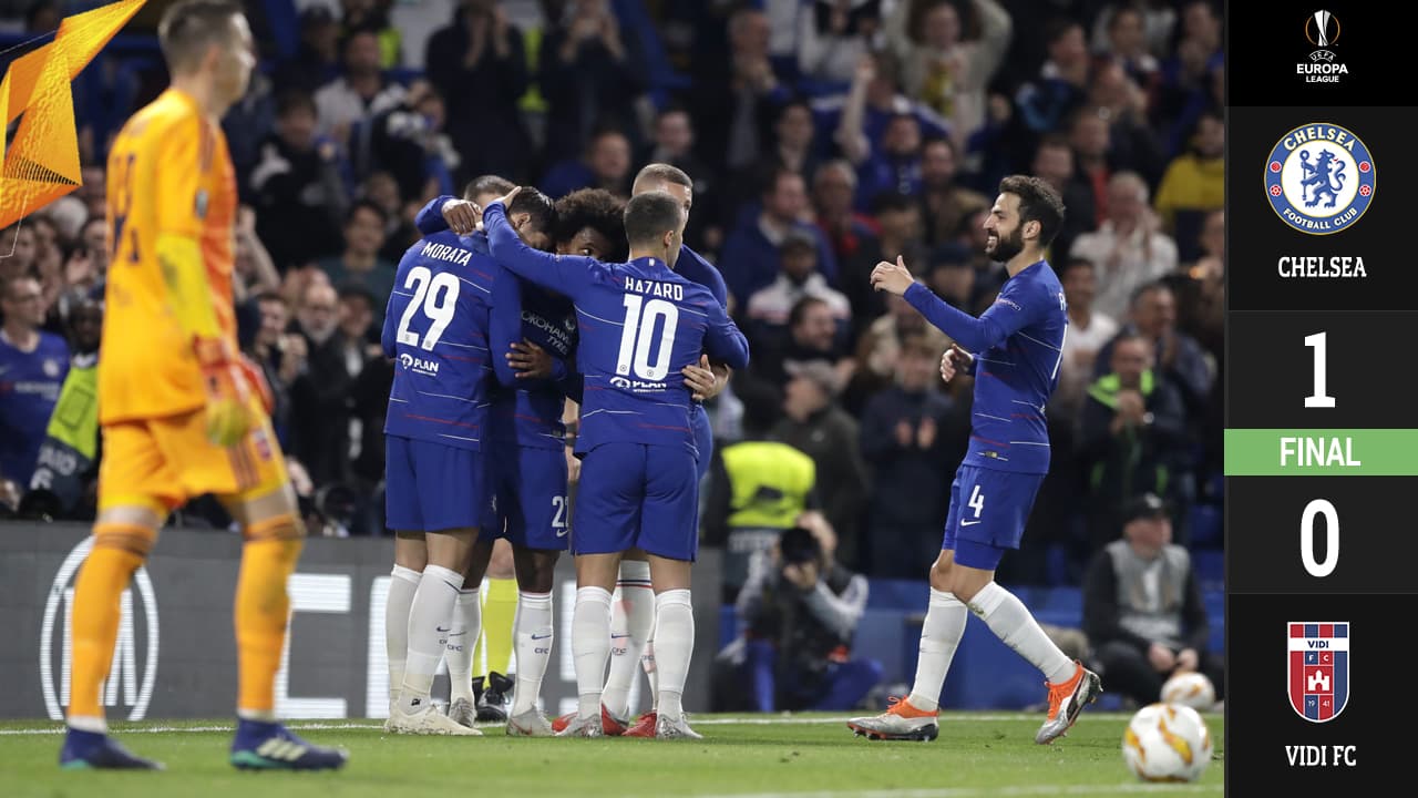 Sin mucha puntería, Chelsea derrota al Vidi por la mínima en la Europa League