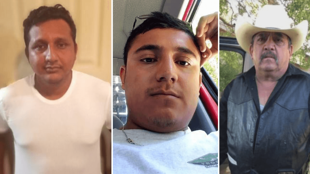 Julio González, Rafael Olea y José Domínguez.