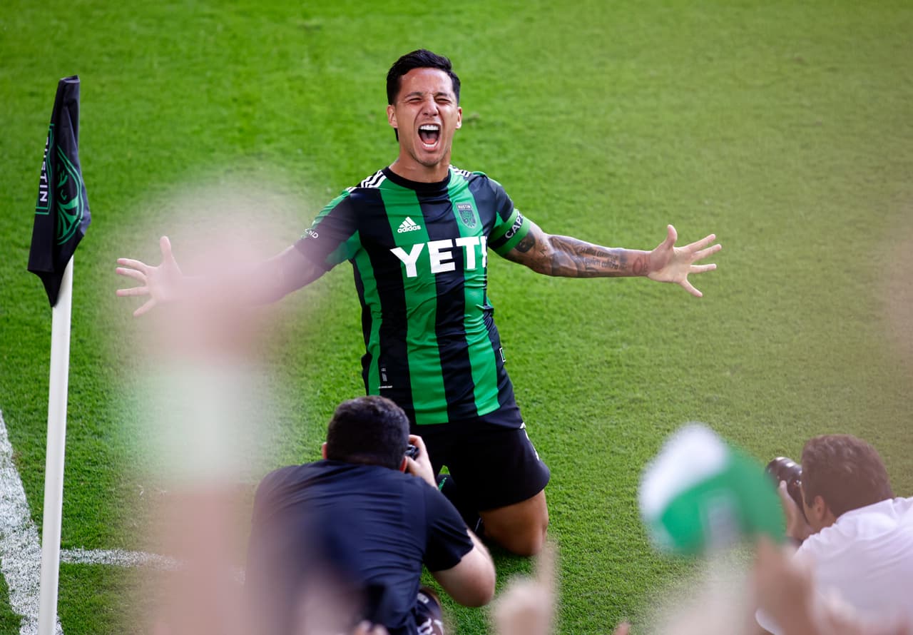 7 x 10: Sebastián Driussi cambia su dorsal en Austin FC