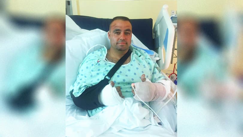 Hillary Clinton llama a policía que se accidentó mientras le servía de escolta en Miami