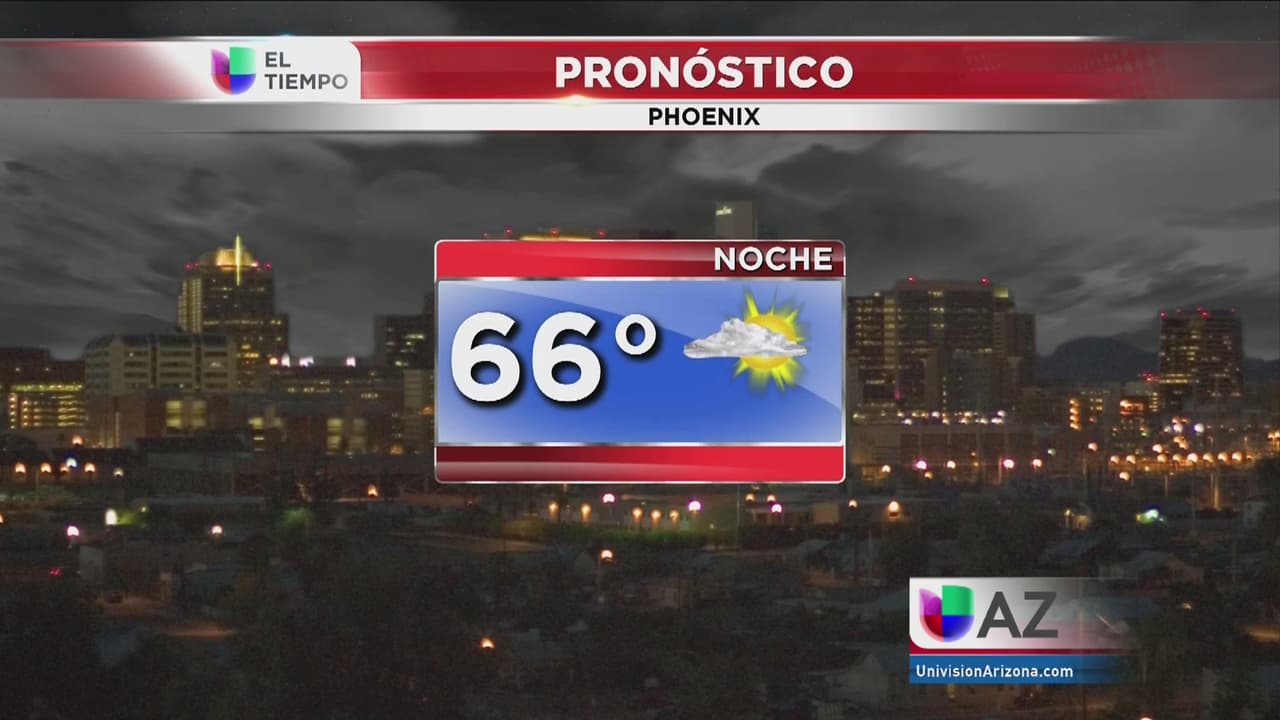 Inicio de semana con temperaturas agradables en Phoenix