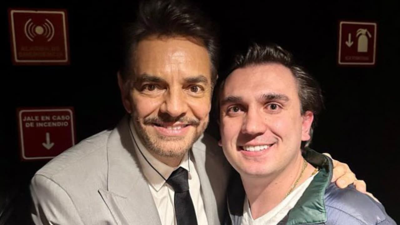 José Miguel Pérez se reencontró con Eugenio Derbez en octubre de 2023.