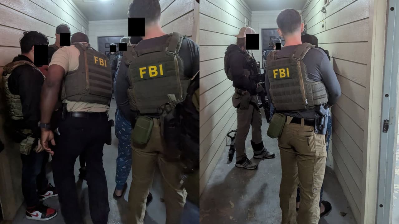 Arrestan a tres posibles miembros del Tren de Aragua en Texas vinculados a una red de tráfico sexual