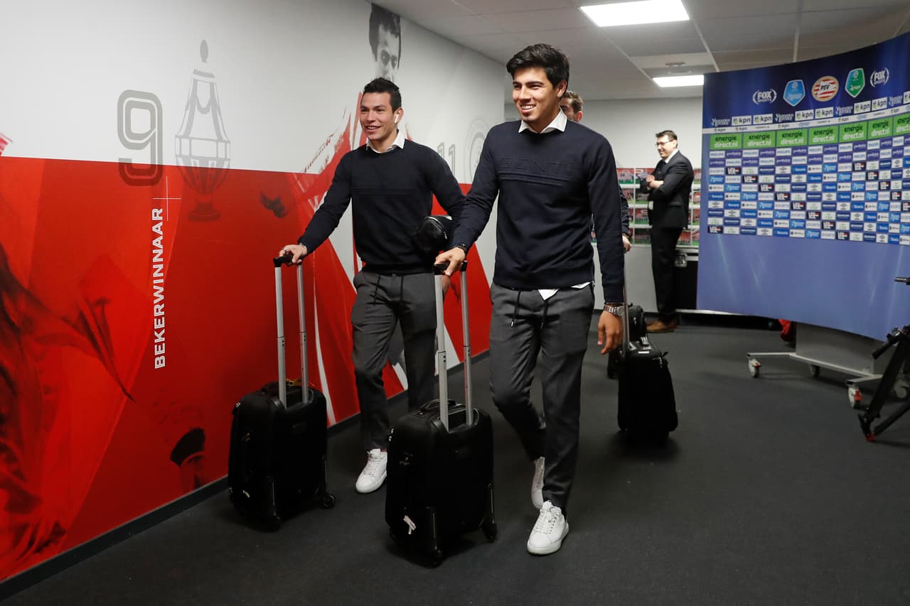 Erick Gutiérrez: en el triunfo del PSV sobre Groningen el mediocampista estuvo convocado, pero no jugó.