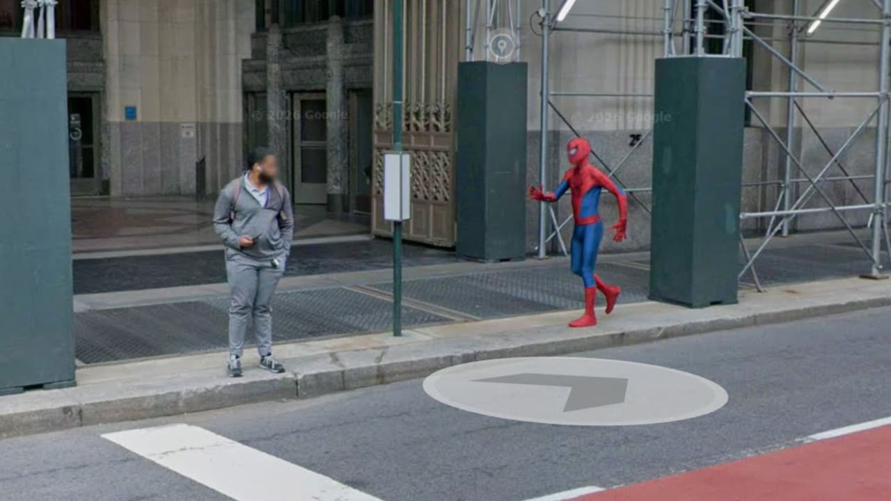 Spider‑Man “aparece” en calles de NYC en Google Maps: así puedes encontrarlo