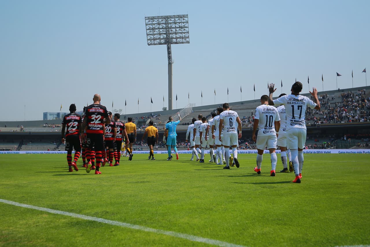 La jornada dominical del episodio 14 del
<a href="https://www.univision.com/deportes/futbol/liga-mx/*">Clausura 2019</a> comenzó en Ciudad Universitaria.