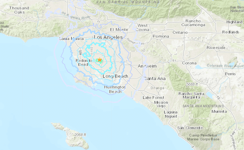 Temblor de magnitud 3.5 en Compton sacudió al condado de Los Ángeles