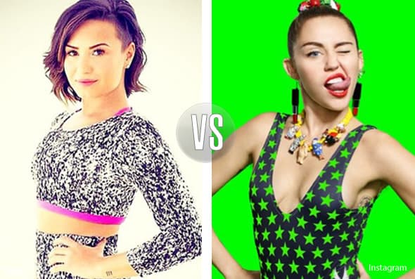 Demi Lovato contó en entrevista con la revista Cosmopolitan que le tenía envidia a Miley Cyrus.