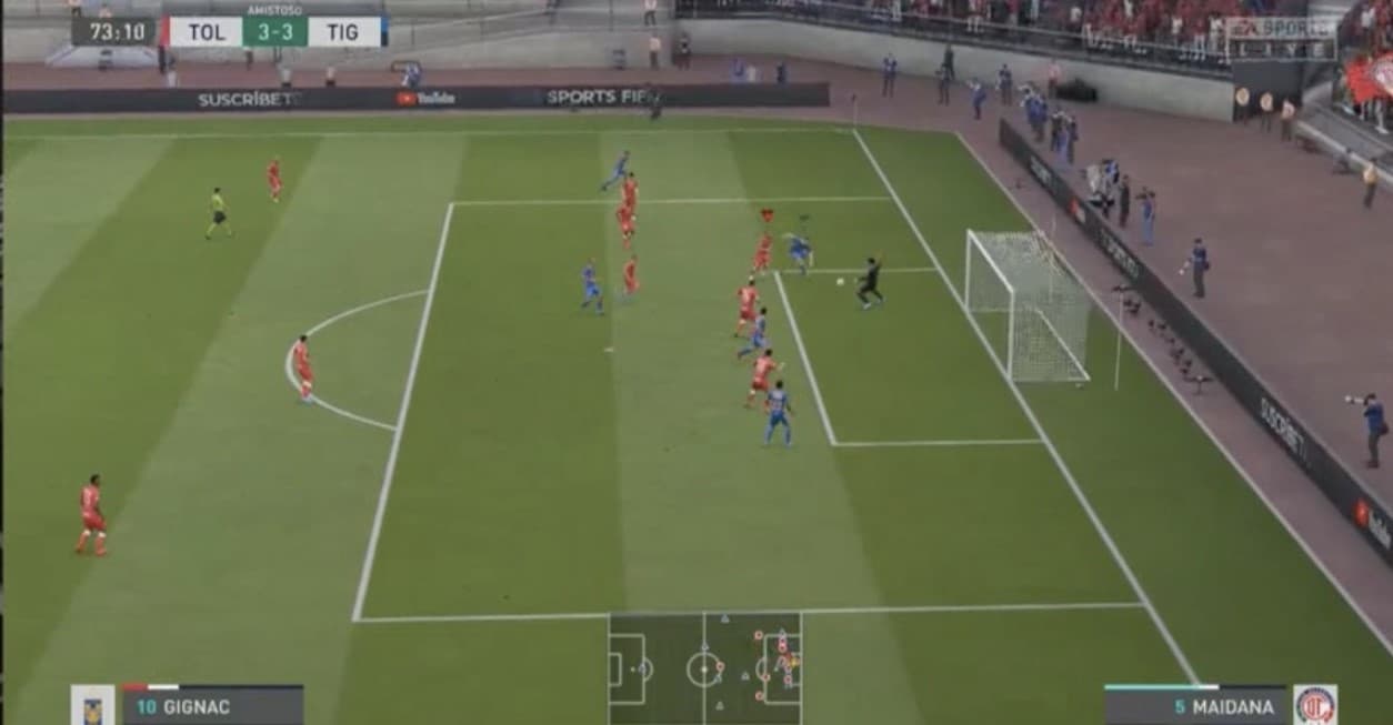 En un partido de ida y vuelta con muchas llegadas, el Toluca de Diego Rosales y los Tigres de Nahuel Guzmán se tienen que conformar con el empate a tres.