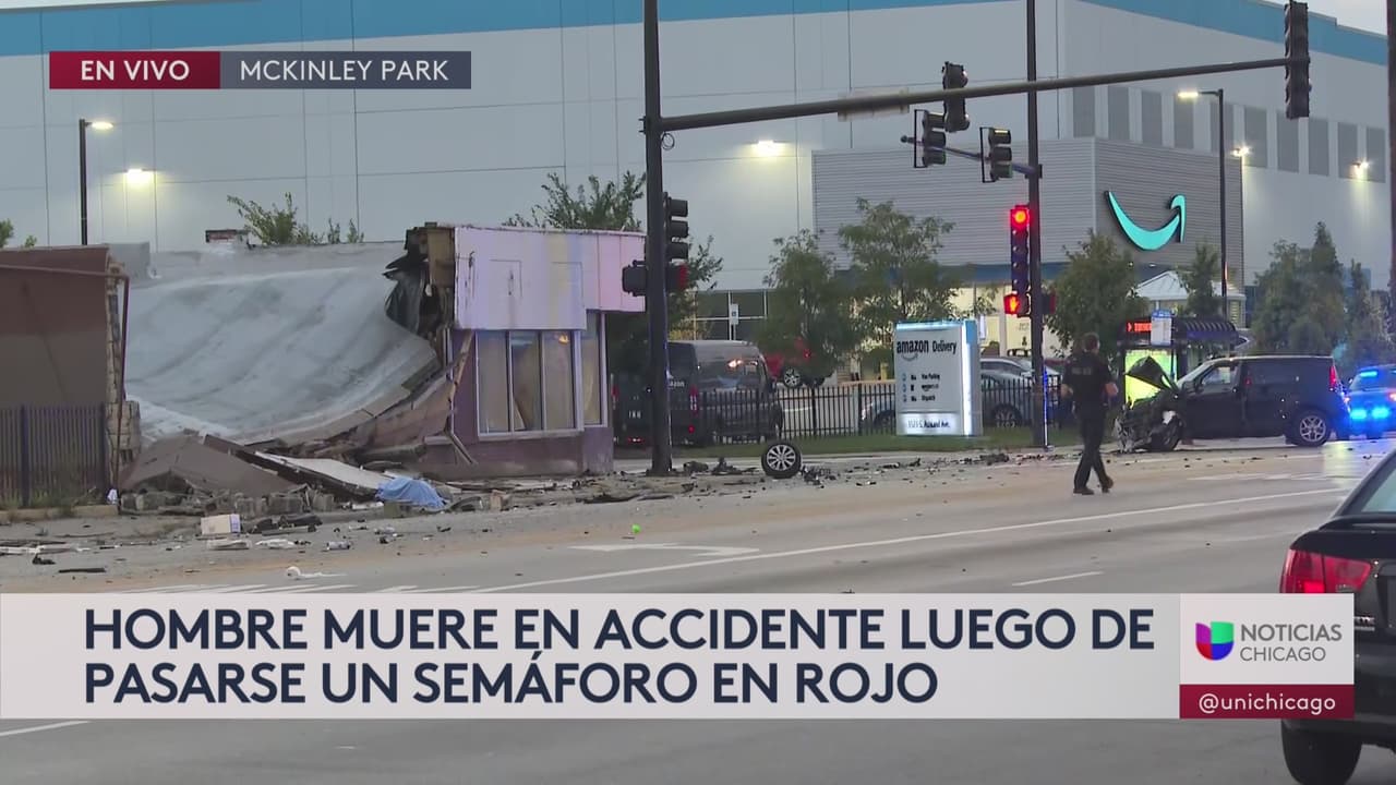 Un hombre muere en Mckinley Park luego de que saliera expulsado de su coche en un accidente de tránsito de Mckinley Park