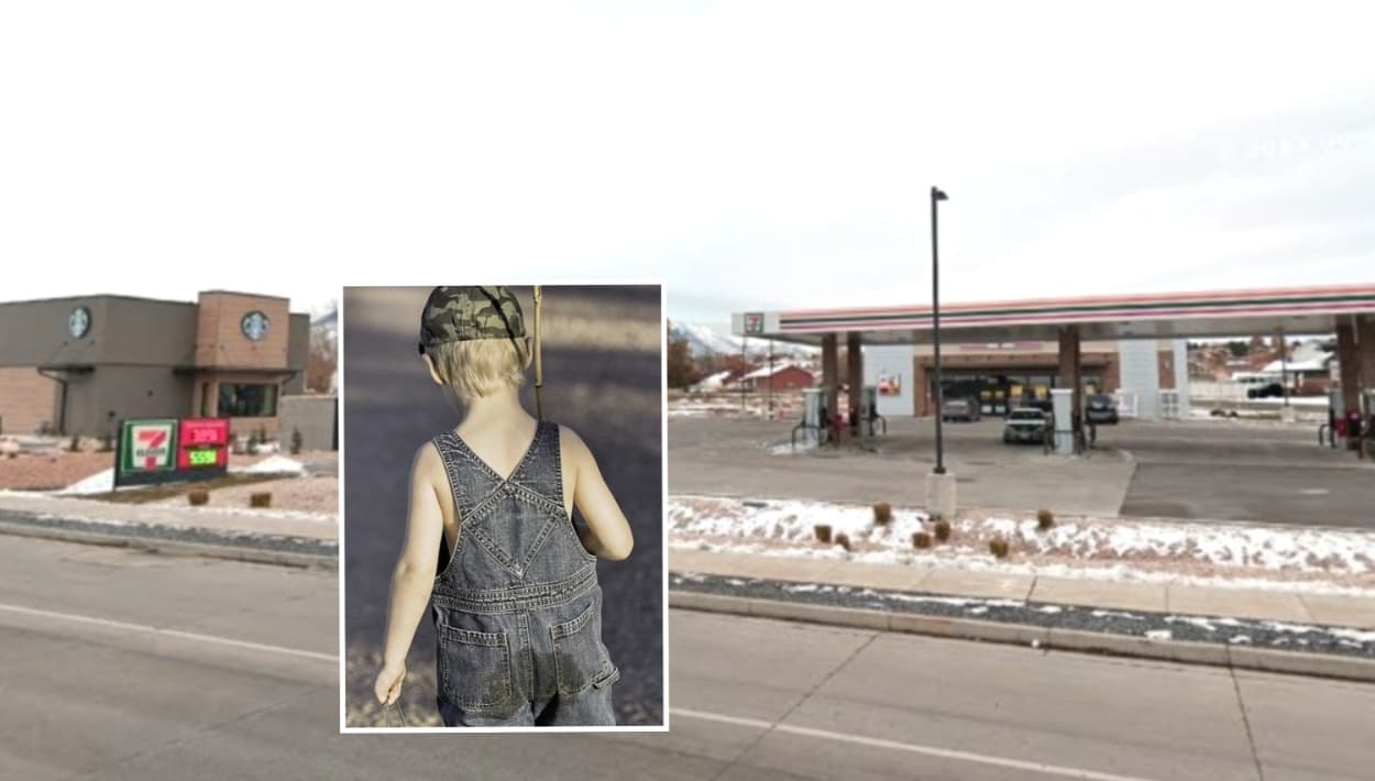 Bebé de 2 años sin ropa y descalzo caminaba solo y asustado sobre la carretera