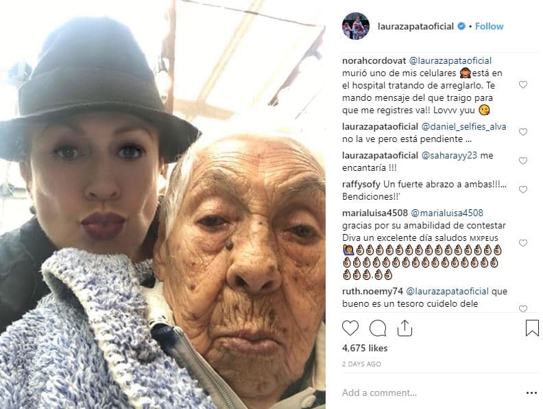 A lo que Laura respondió: “No la ve, pero está pendiente…”.
<br>