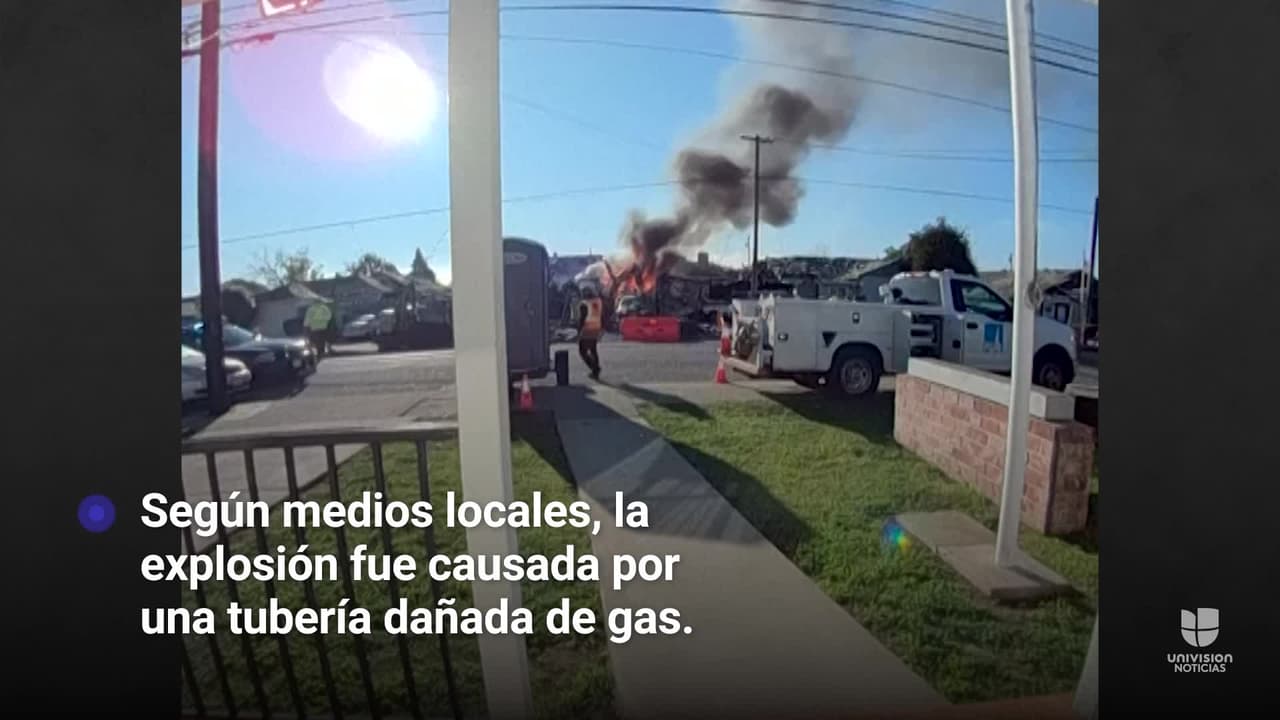 En video: El momento en el que estalla un edificio en California