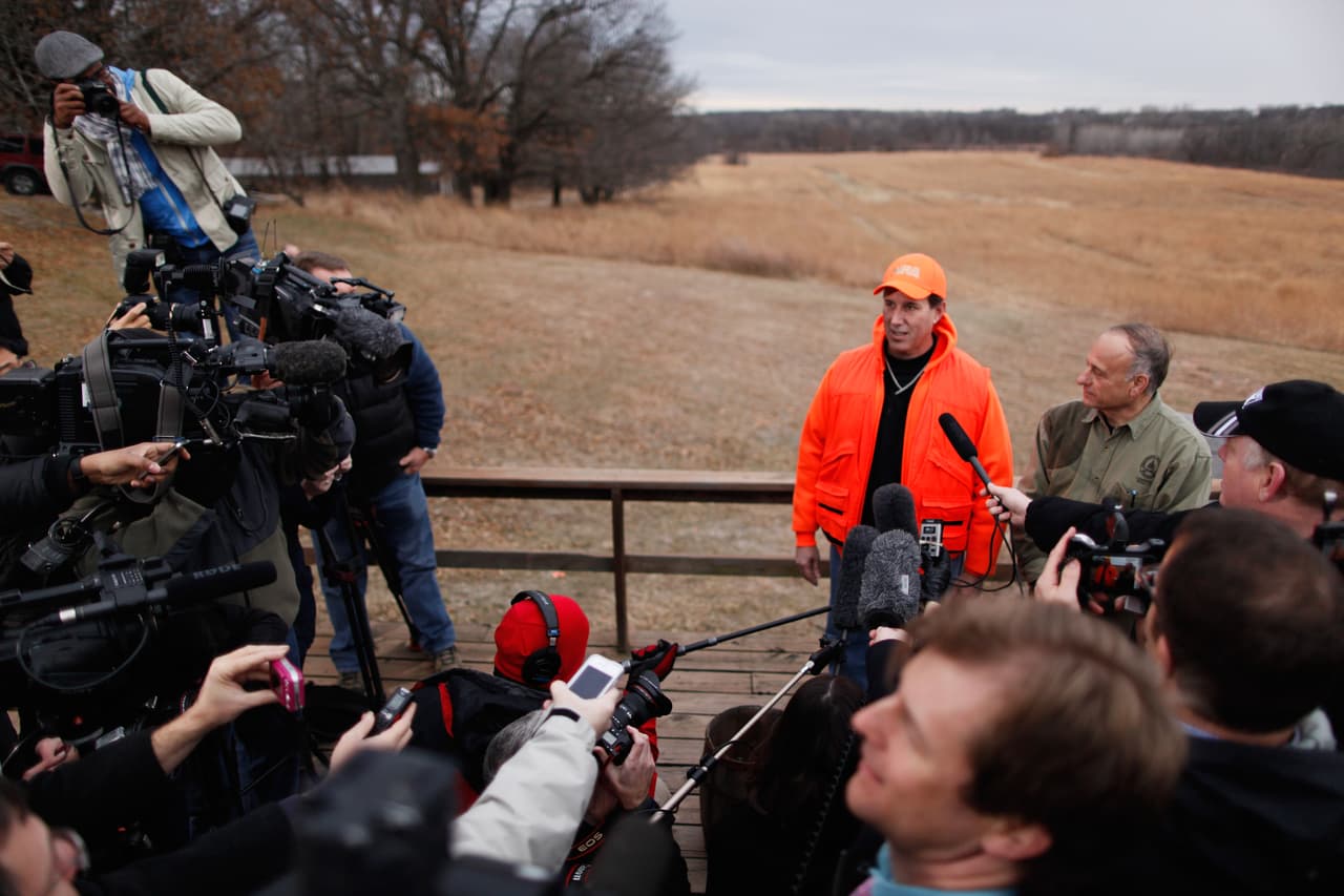 Rick Santorum fue a un evento de King en 2011, meses antes de ganar el voto en el caucus de Iowa.