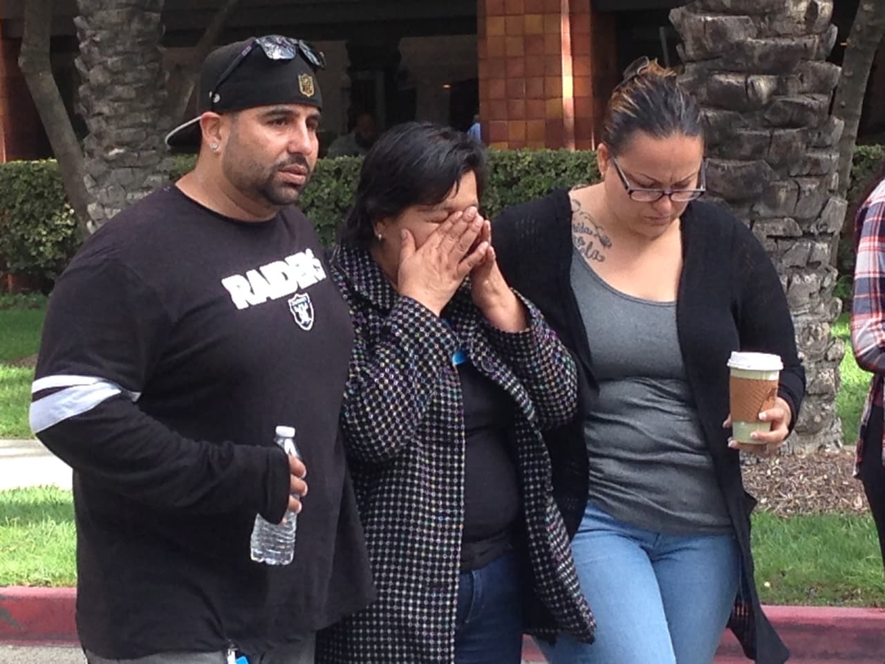 Sandra López, la madre de Carlos Segovia, el marine baleado en Los Ángeles.