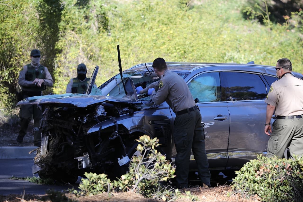 El golfista pudo haber ido a exceso de velocidad, pero esos detalles se encuentran bajo la pesquisa oficial de la policía.