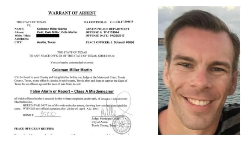 Detienen a un policía de Austin que fue acusado de fabricar un plan para fingir su propia muerte