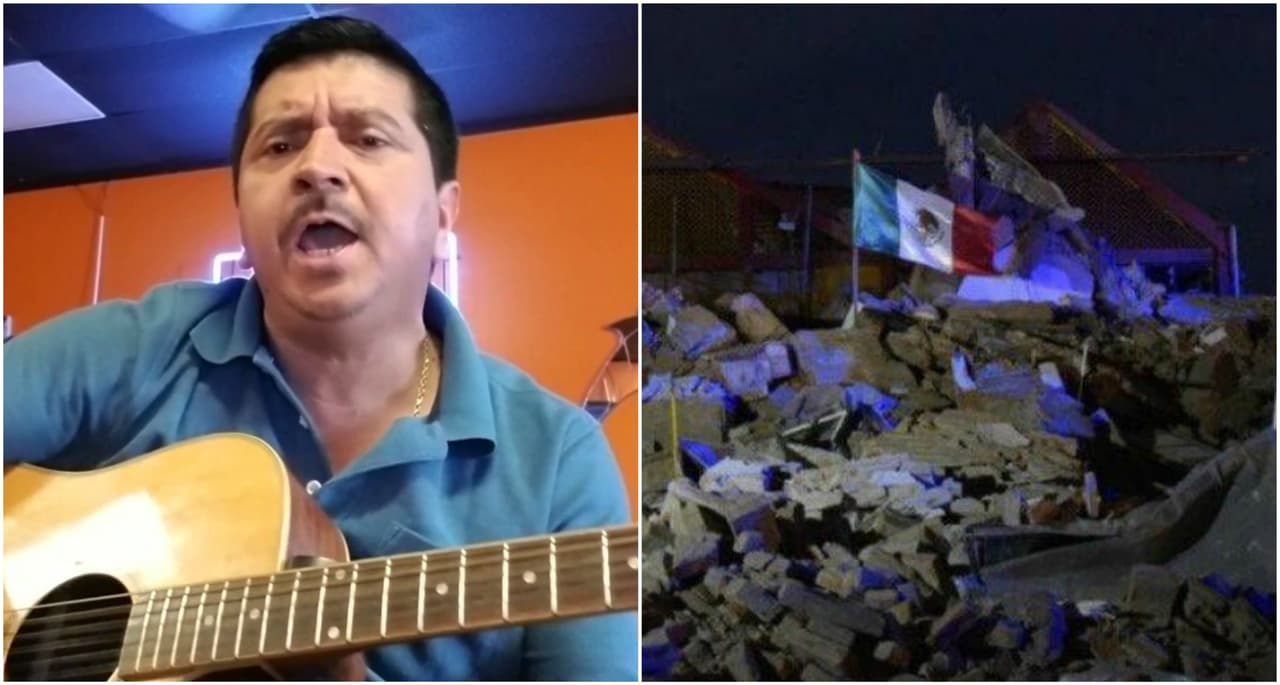 ‘De luto está mi bandera’, el corrido que pone música y voz al trágico terremoto en México