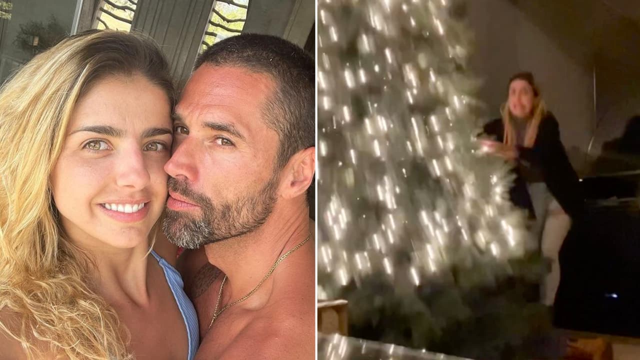 Matías Novoa casi le arruina a Michelle Renaud la primera Navidad que van a pasar juntos