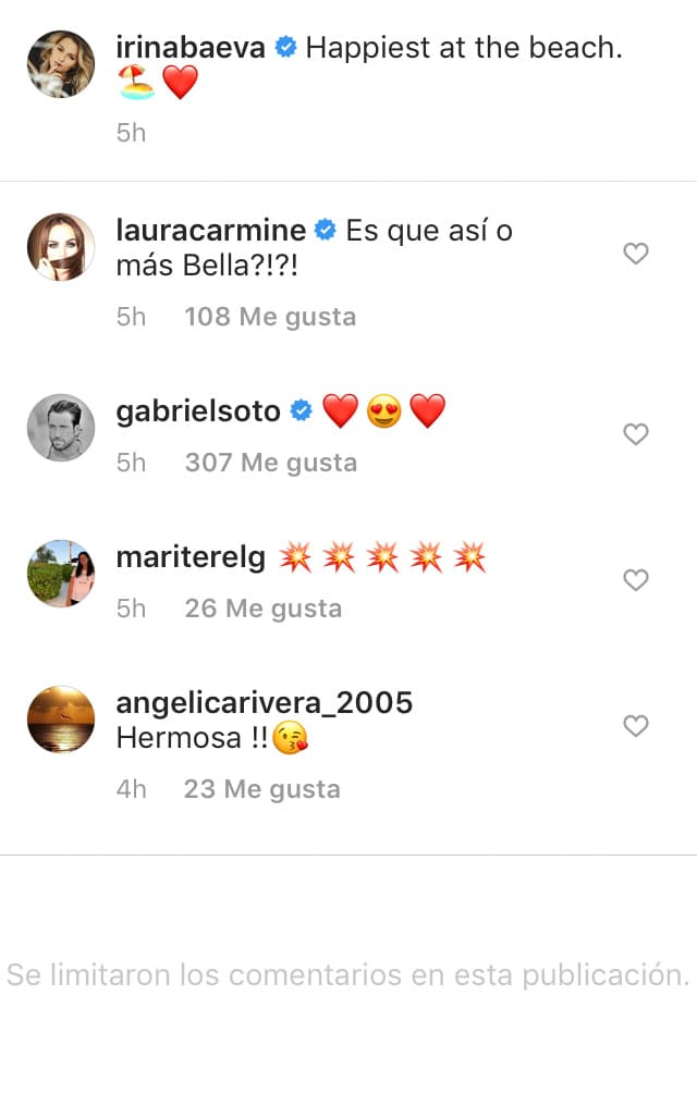Es así como Irina ha logrado que en sus comentarios solo tenga palabras positivas.