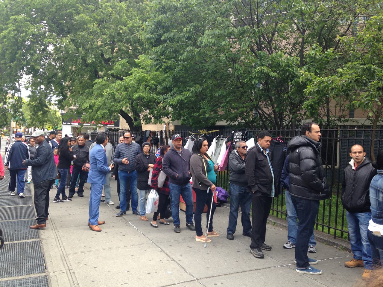 Los colegios electorales en el norte de Manhattan implementaron un proceso manual.
