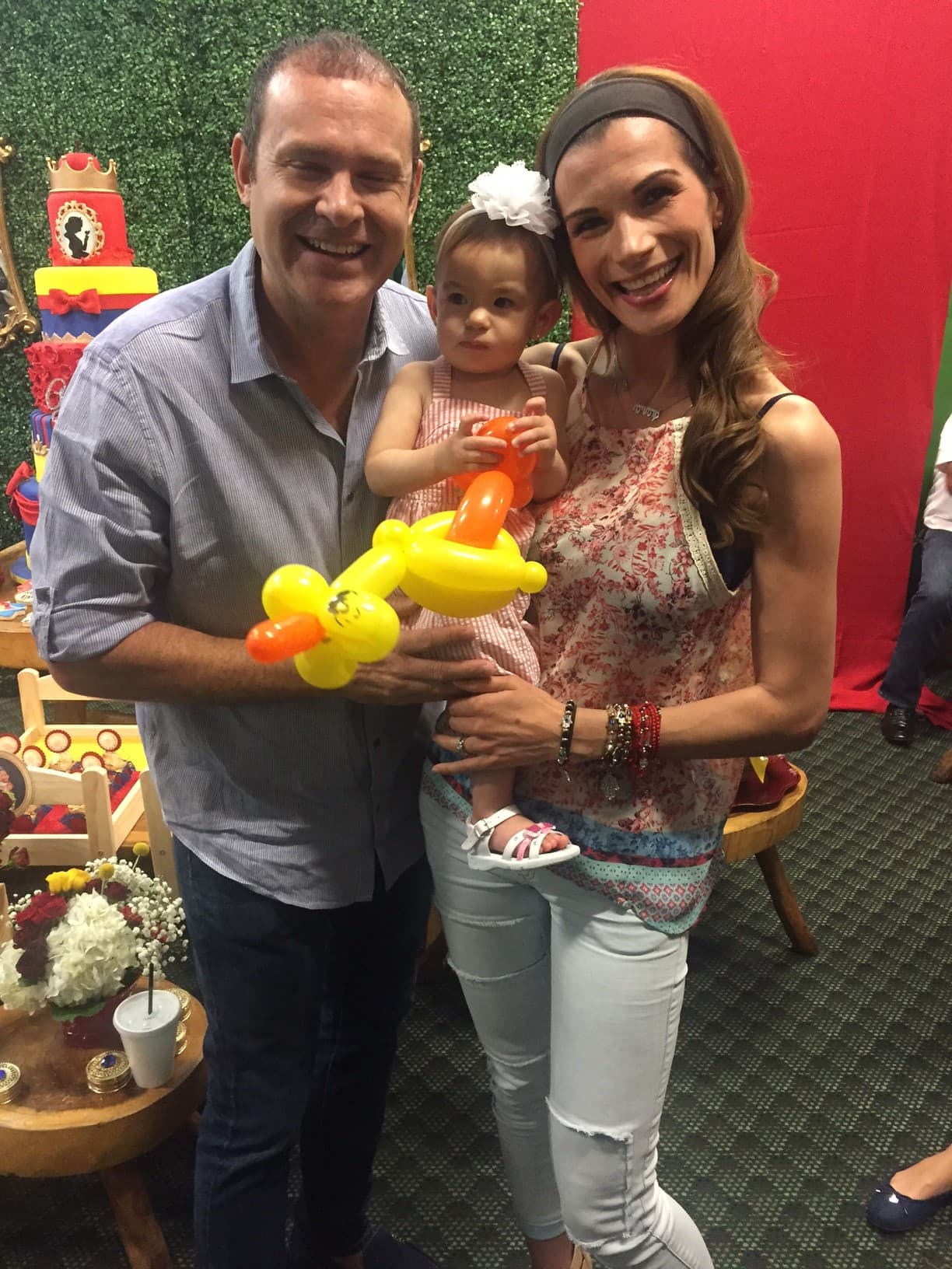 La familia Tacher no podía faltar en este festejo, Michelle nació tan solo unas semanas después que Giulietta.