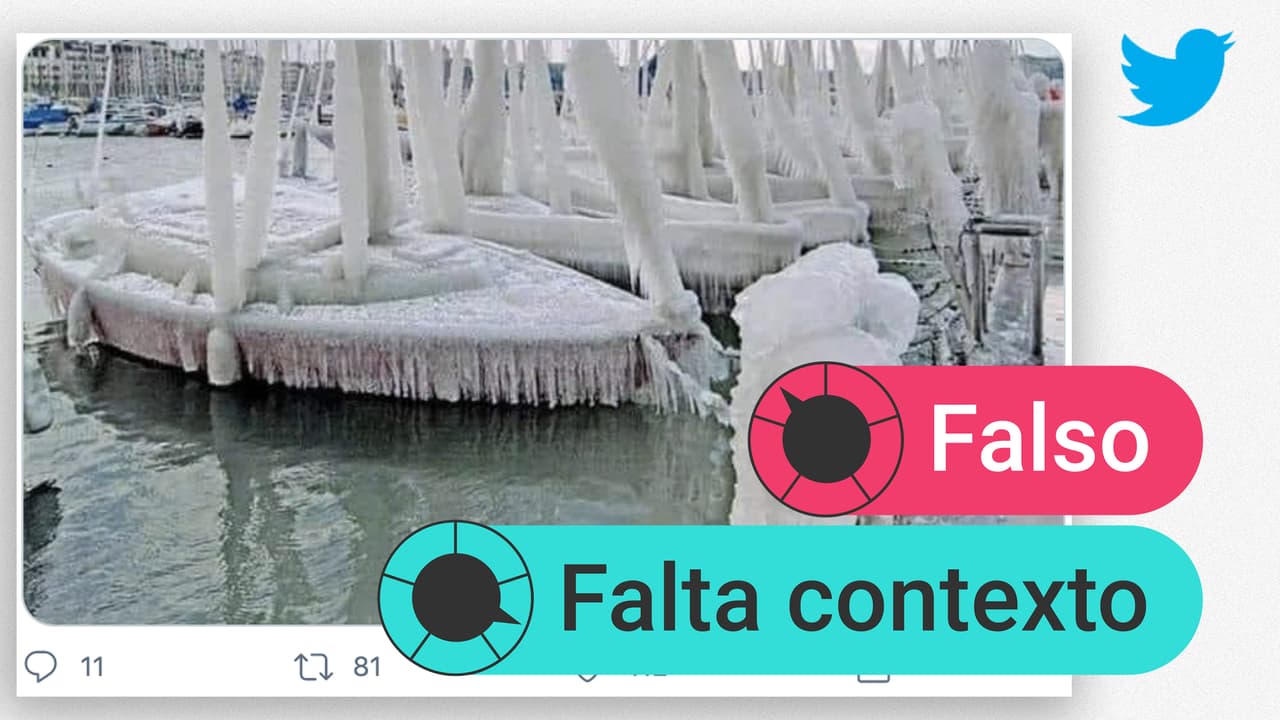 ¿Fue tomada en Texas esta foto de botes congelados que circula en redes sociales?