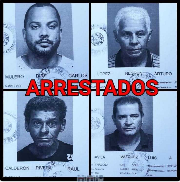 La fianza global de todas estás ordenes es de un millón 970 mil dólares.